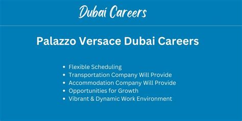 palazzo versace dubai job vacancies|versace dubai jobs.